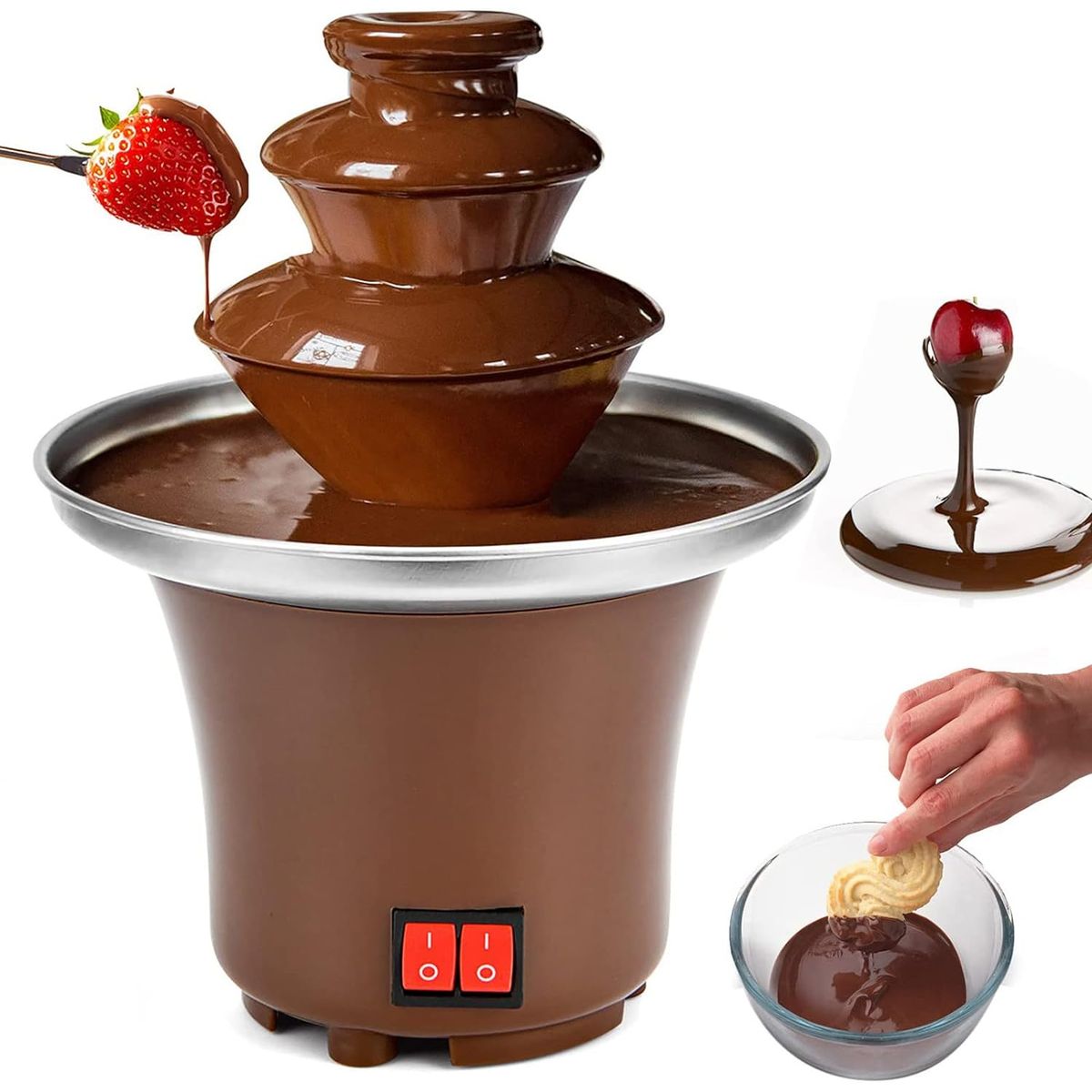 GENERICO - Máquina Fuente Chocolate Tres Capas Para El Hogar