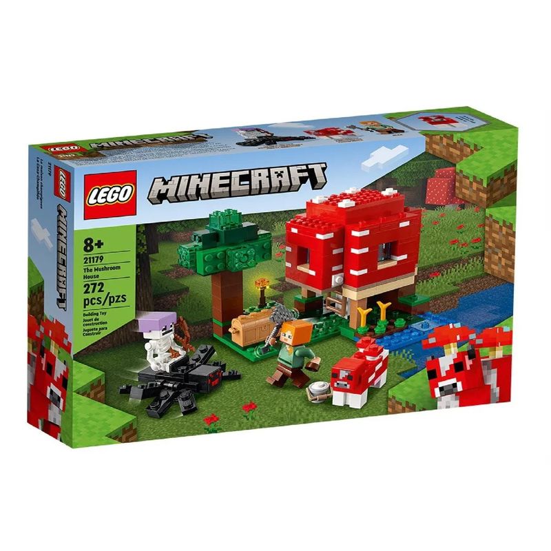 LEGO - Lego Minecraft La Casa-champiñón 21179 Cantidad Piezas 272