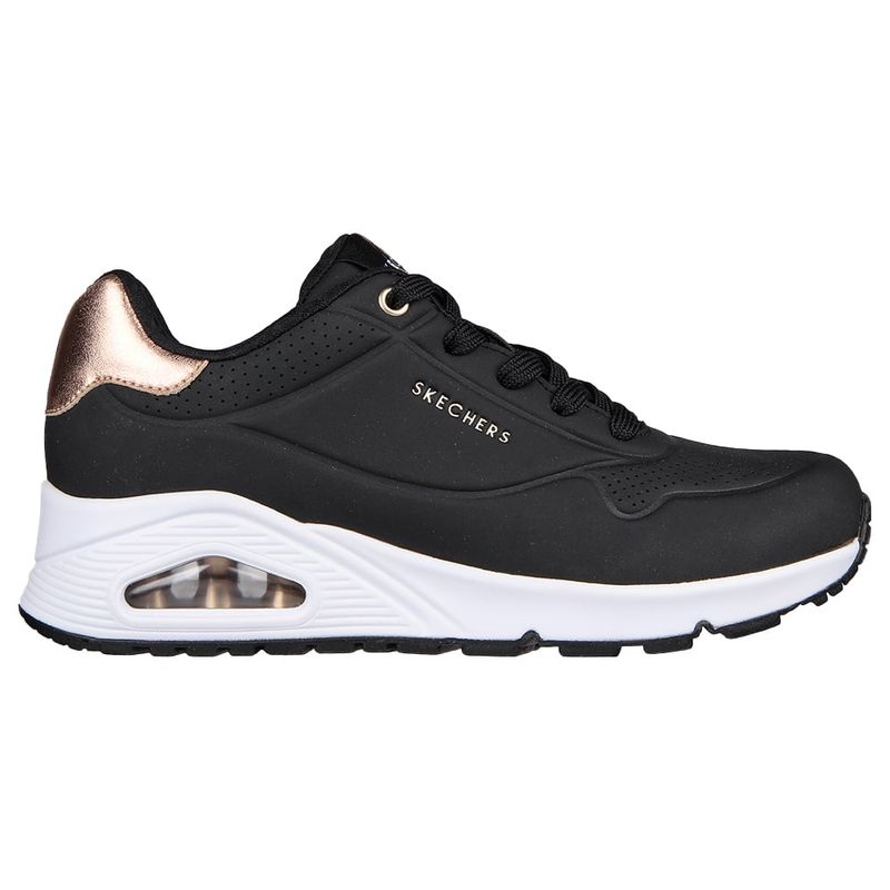 SKECHERS - Tenis Mujer Skechers Uno Golden Air - Negro-Blanco
