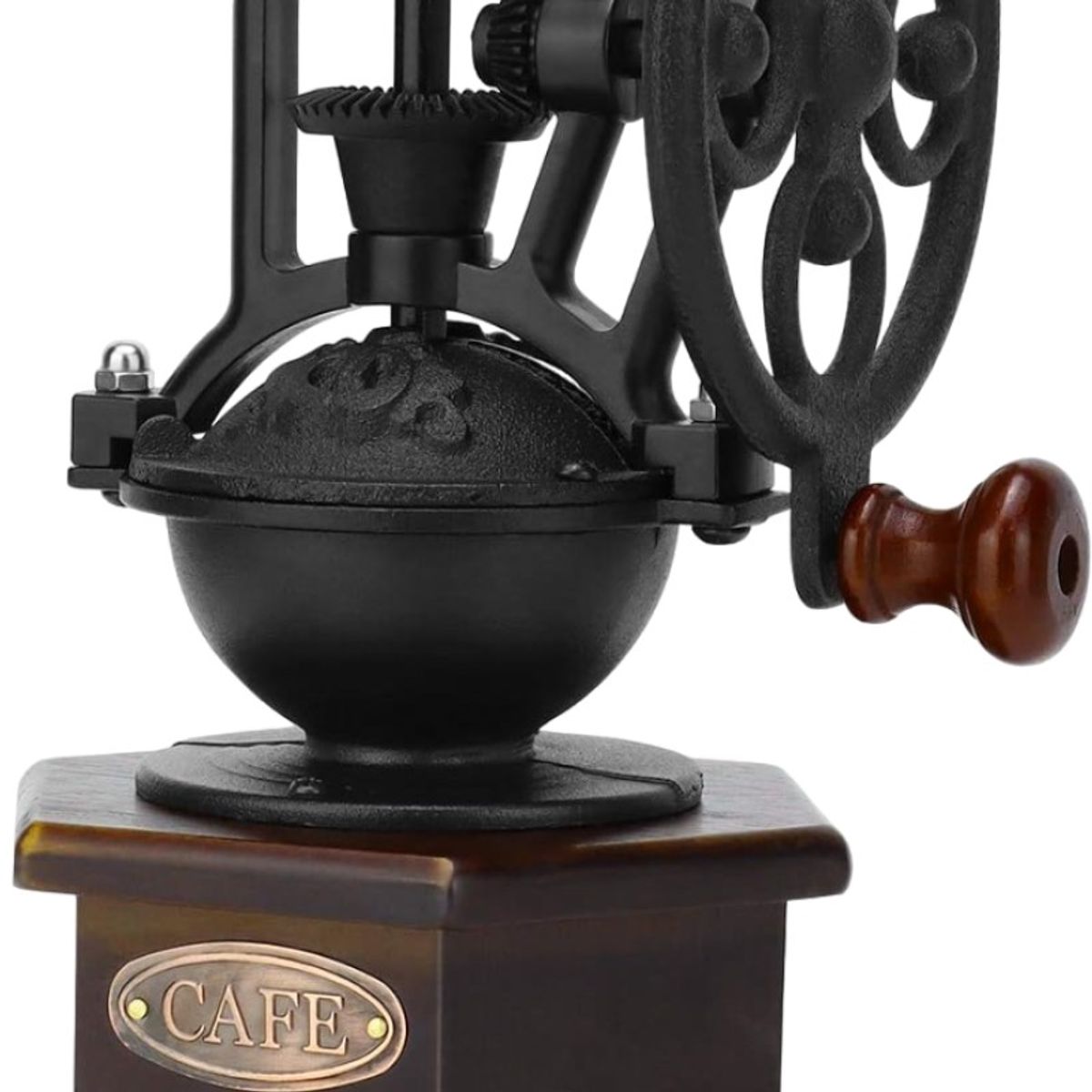 GENERICO - Molino Manual Café Manivela de Hierro negro Vintahe 30 gr