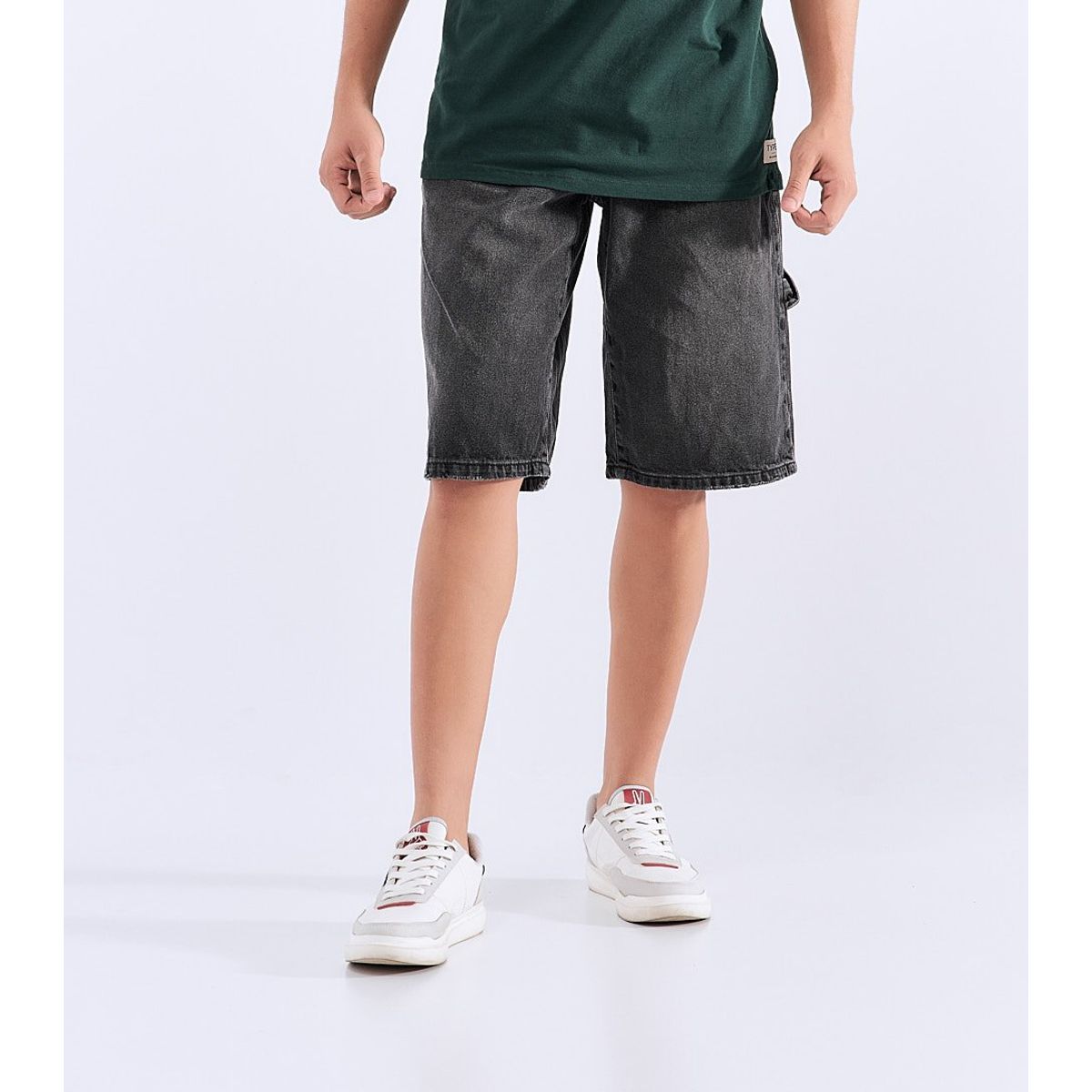 TYPER - Bermuda Denim Tipo Carpintero Hombre Typer