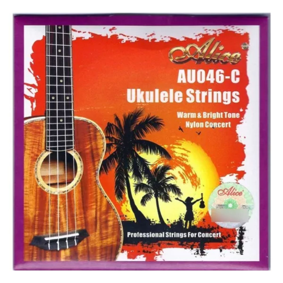 ALICE - ENCORDADOCUERDAS PARA UKULELE CONCIERTO ALICE AU-046C