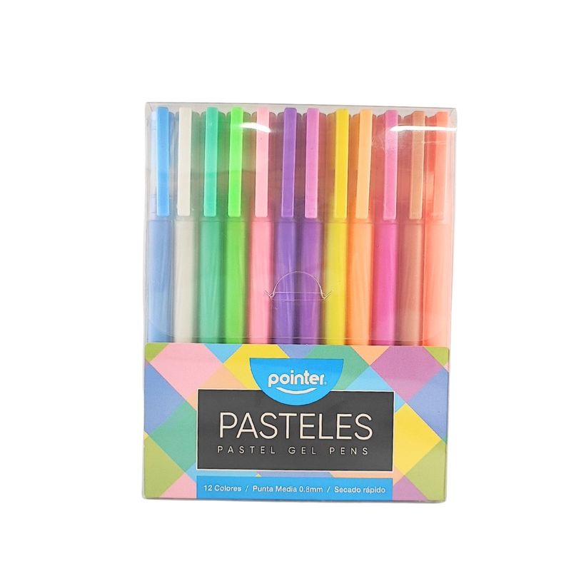 POINTER - Bolígrafos Gel Pointer X 12 Uds