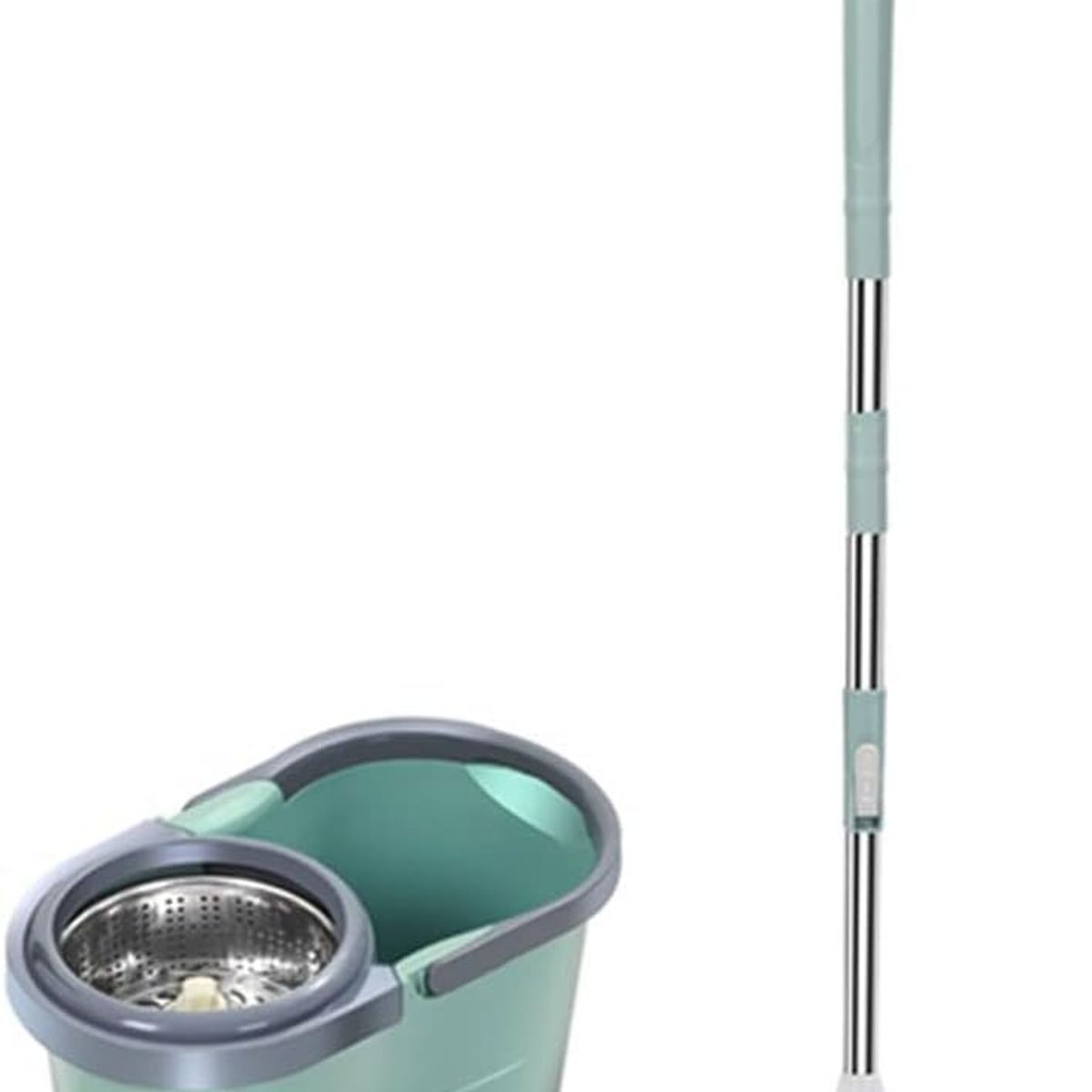 GENERICO - Trapeador Giratorio Automático + Cubo Trapeador