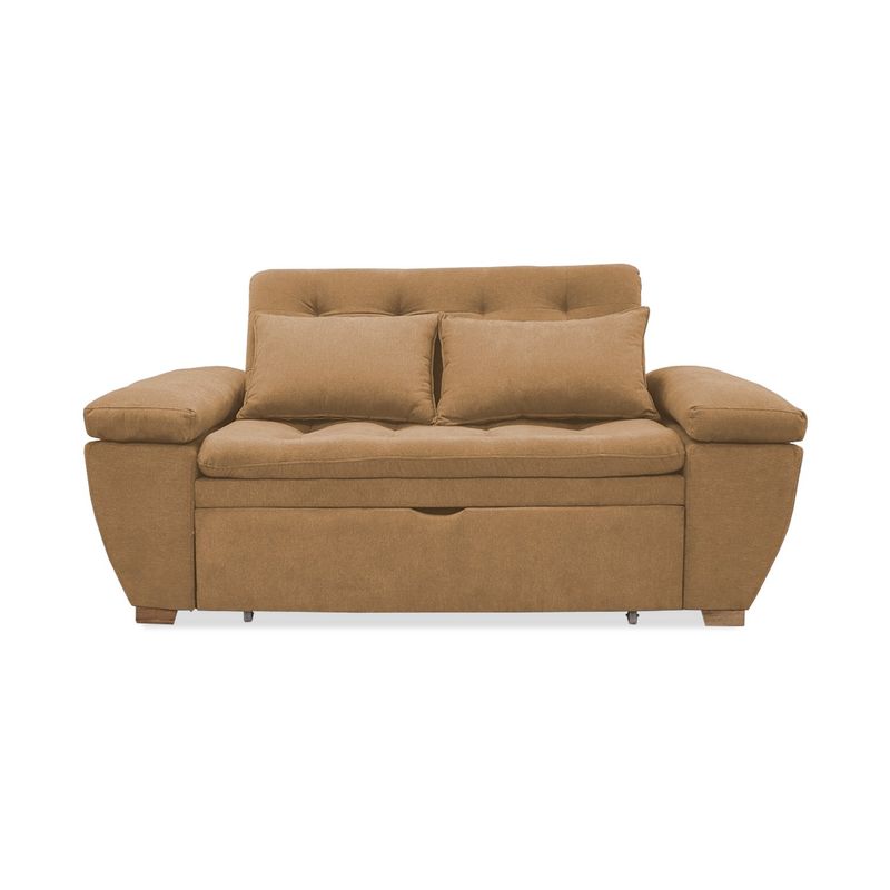 GENERICO - Sofacama Tobler Multifuncional Carrito Camel