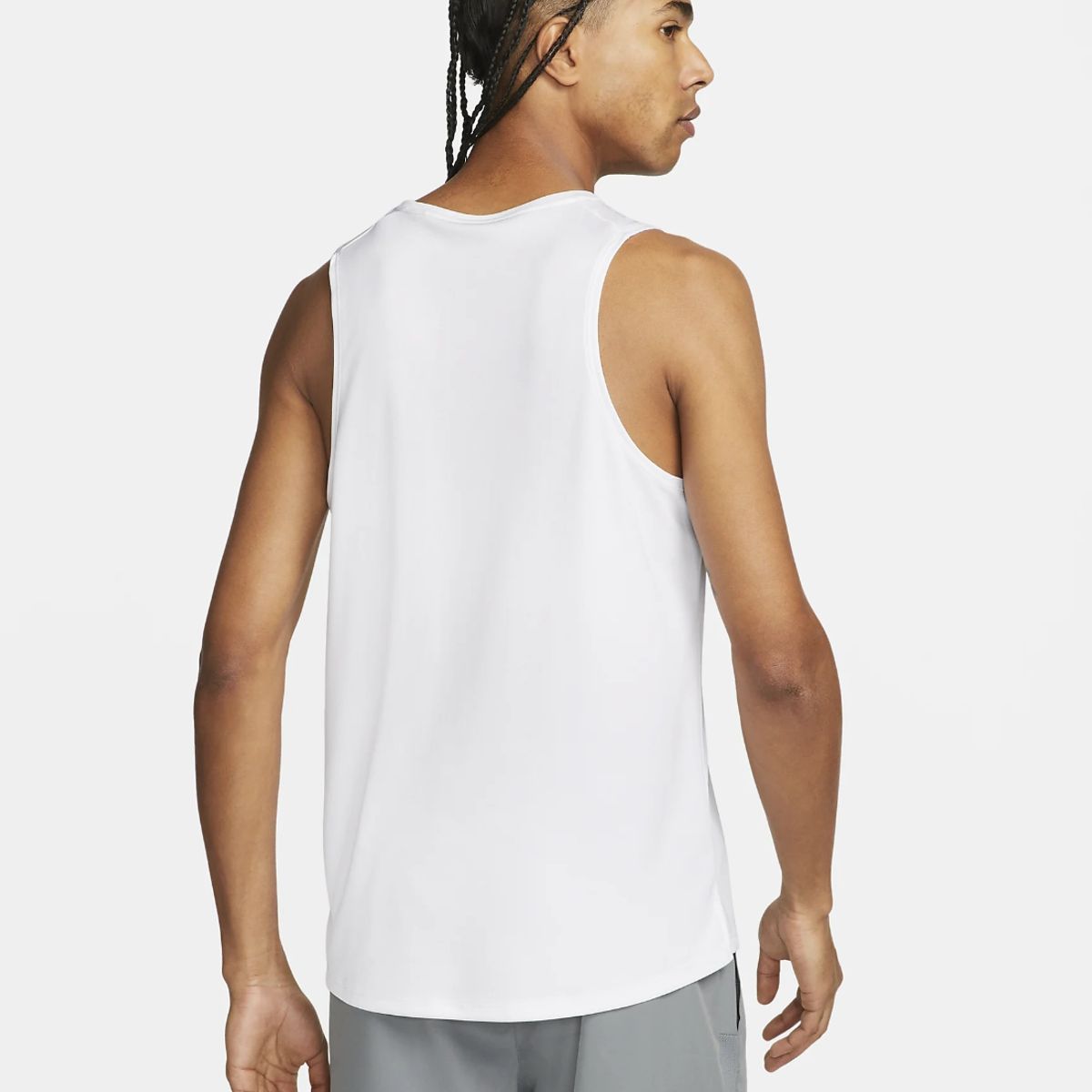 NIKE - CAMISETA SIN MANGAS NIKE DF MILER TANK DV9321-100 BLANCO