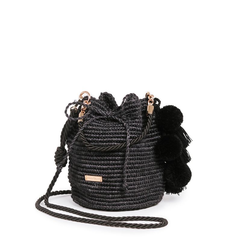 CLAUDIA MORELLI DISEÑOS - Mochila Azucena negro_.