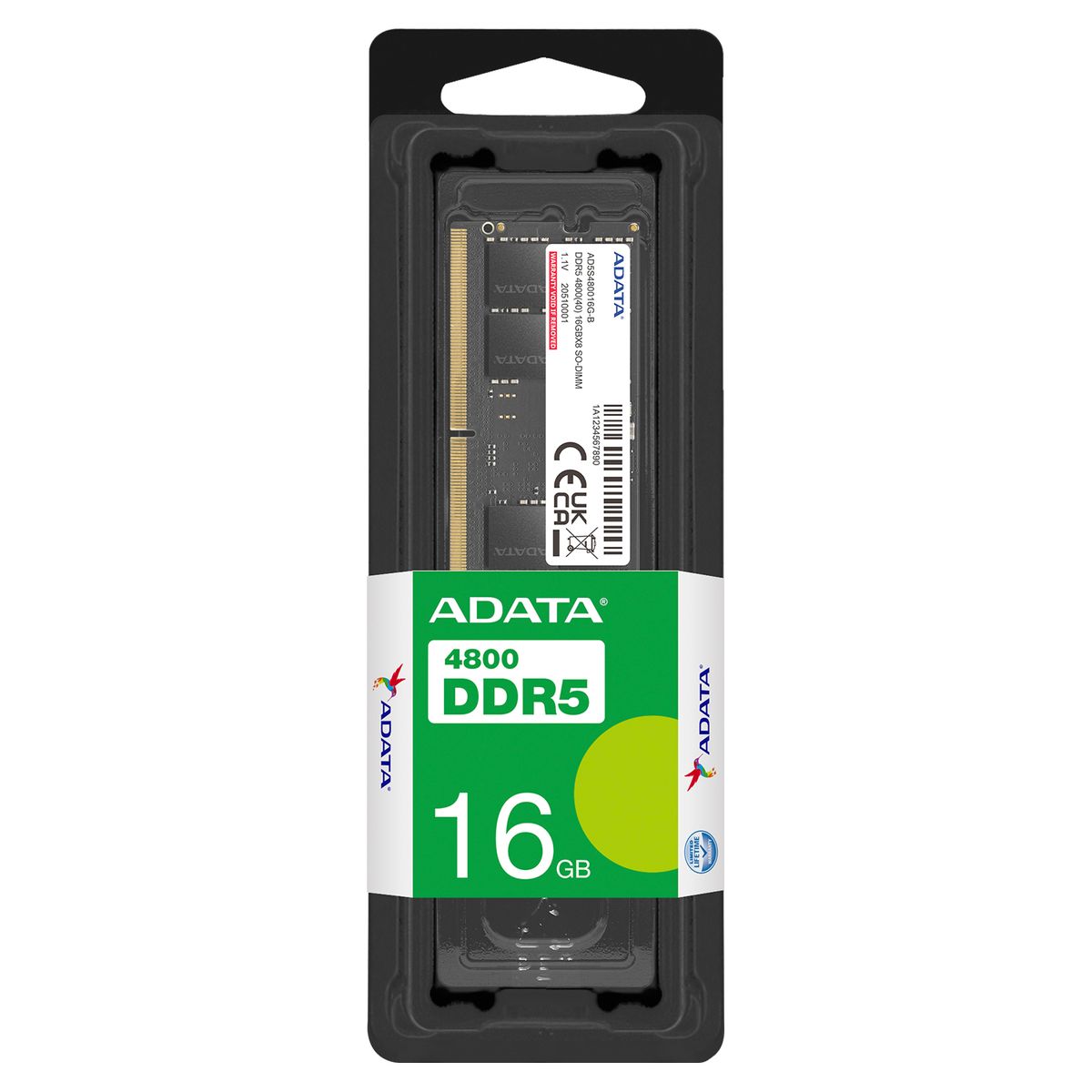 ADATA - Memoria Ram Adata  Para Portatil O Aio 16gb Ddr5 4800 MHz