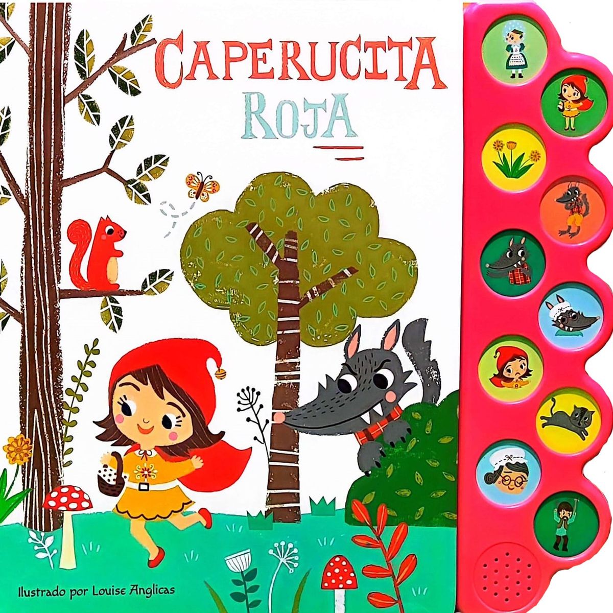 LEXUS - Libro Sonoro Caperucita Roja Ilustrado Cuento Clásico Niños