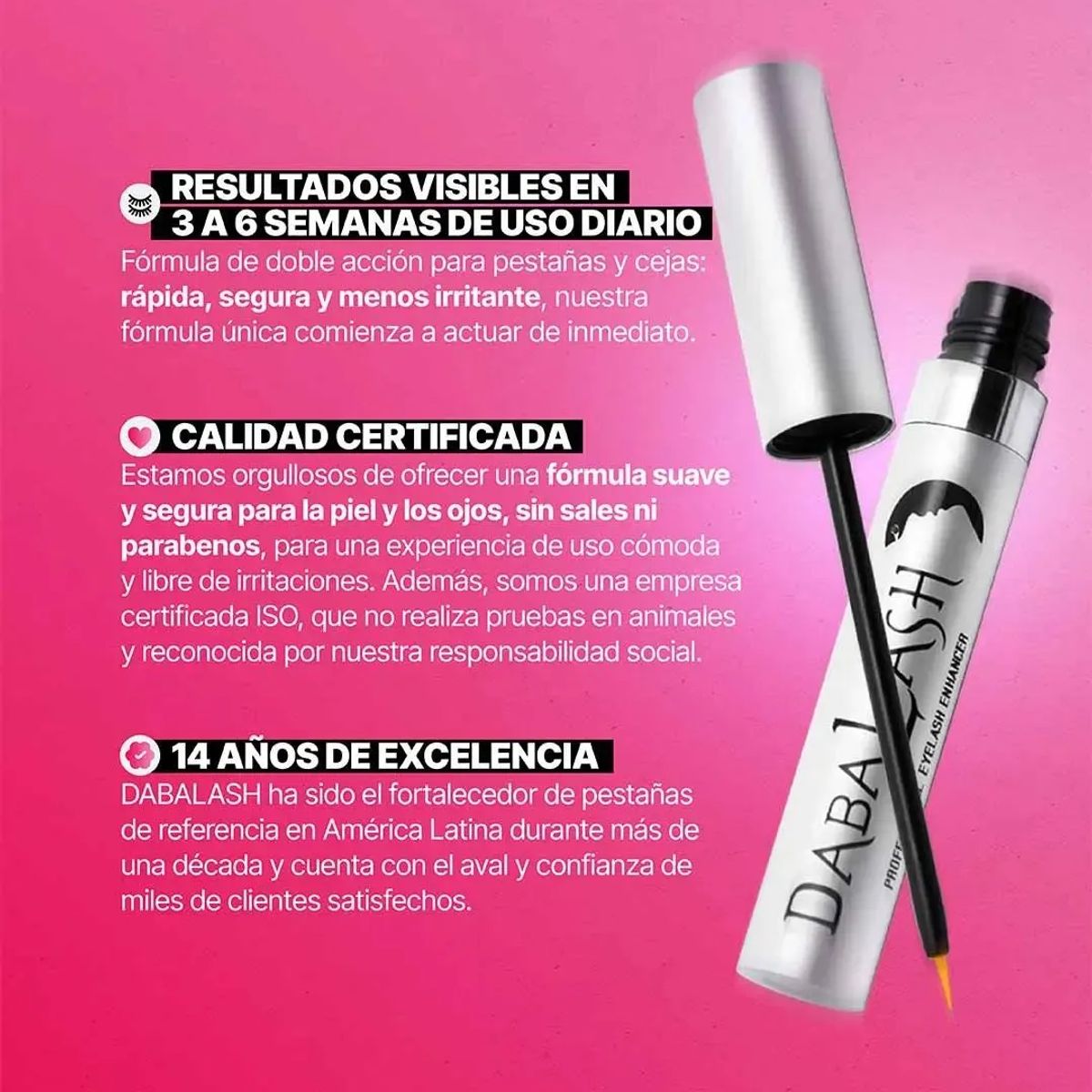 DABALASH - COMBO LOVE, DABALASH, COLOR CAJA FUCSIA 
