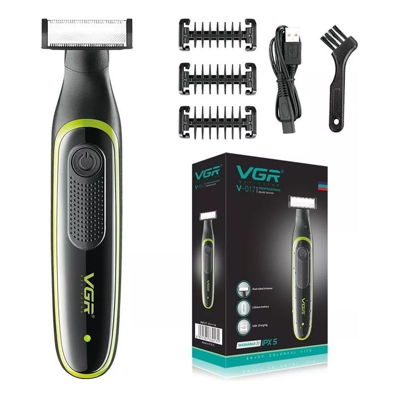 VGR - Afeitadora Electrica Shaver Rasuradora Vgr V-017 Recargable