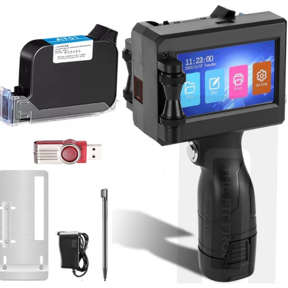 GENERICO - Impresora Codificadora De Mano Impresora Tipo Pistola 127mm