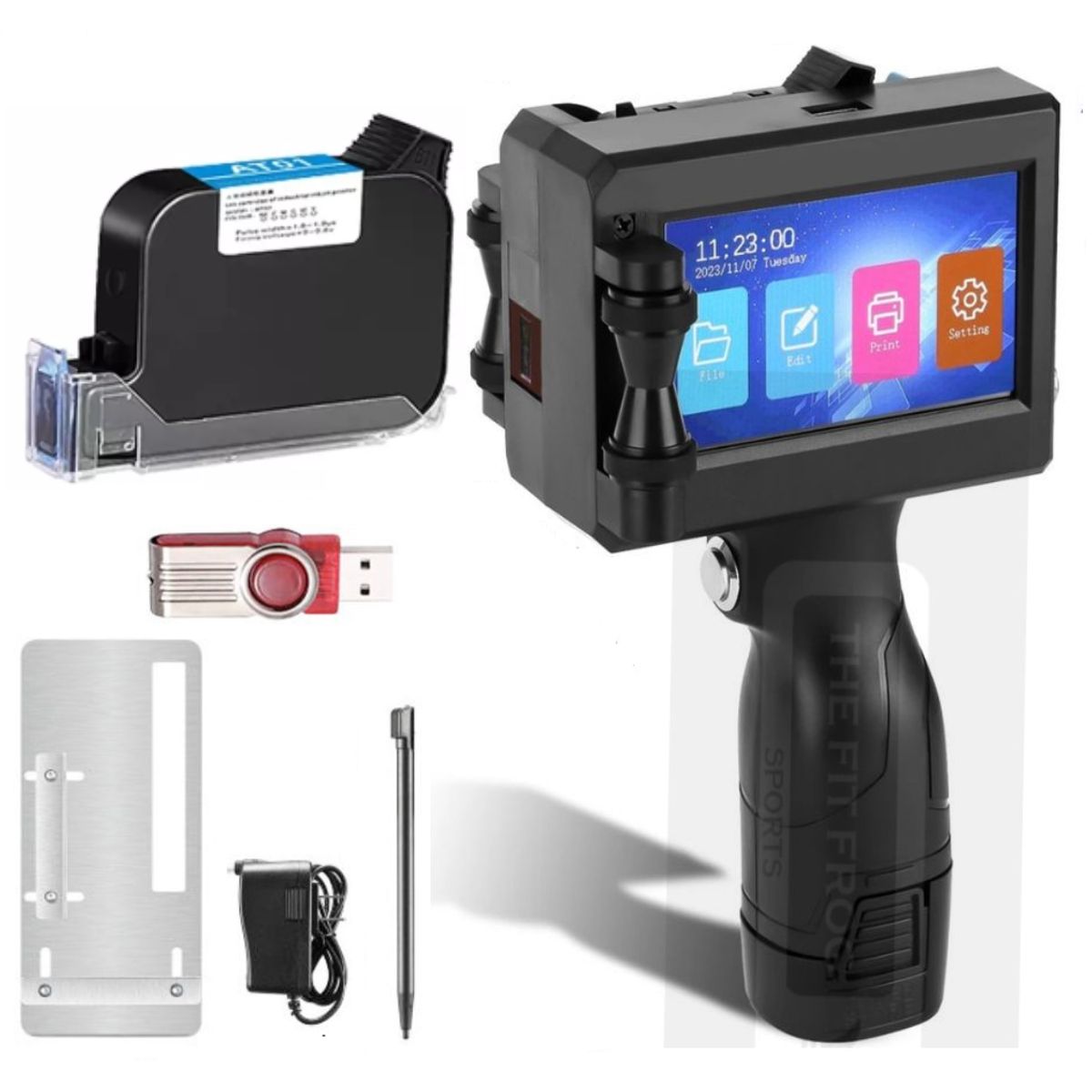 GENERICO - Impresora Codificadora De Mano Impresora Tipo Pistola 127mm