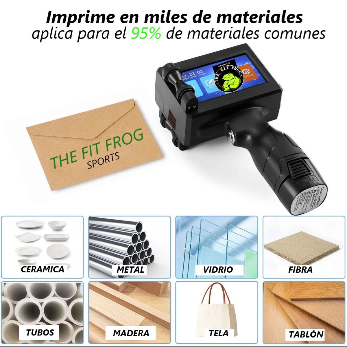 GENERICO - Impresora Codificadora De Mano Impresora Tipo Pistola 127mm