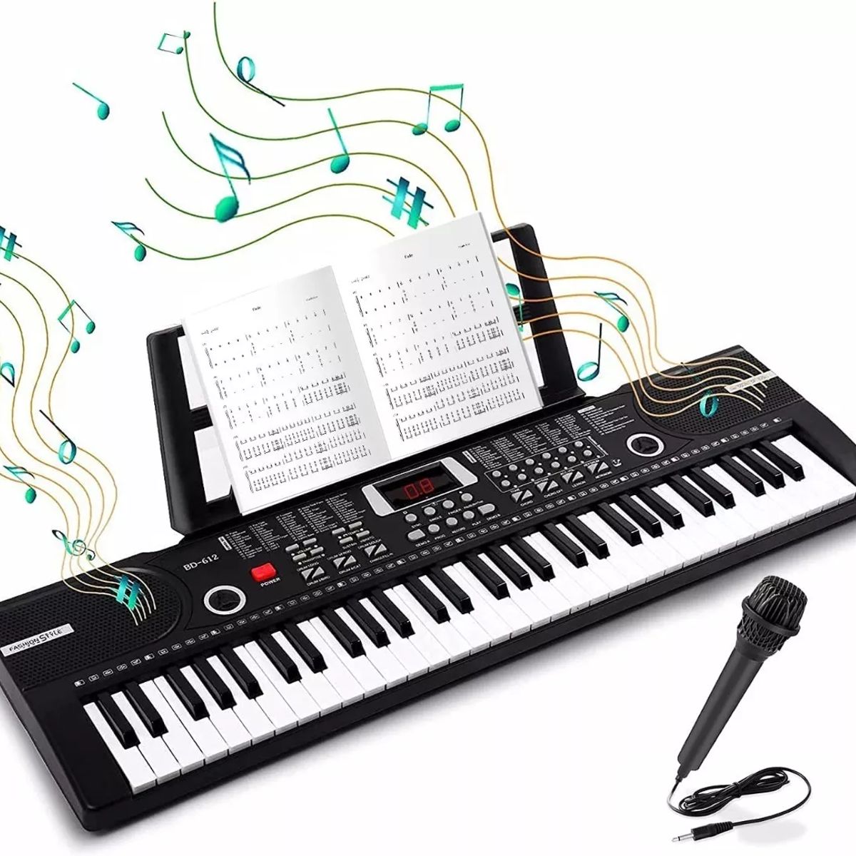 MARKET TOYS - Organeta Infantil Electrica 61 Claves