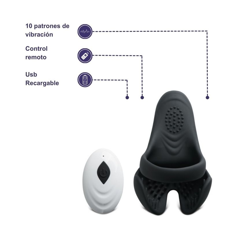 LUST - Anillo vibrador control remoto