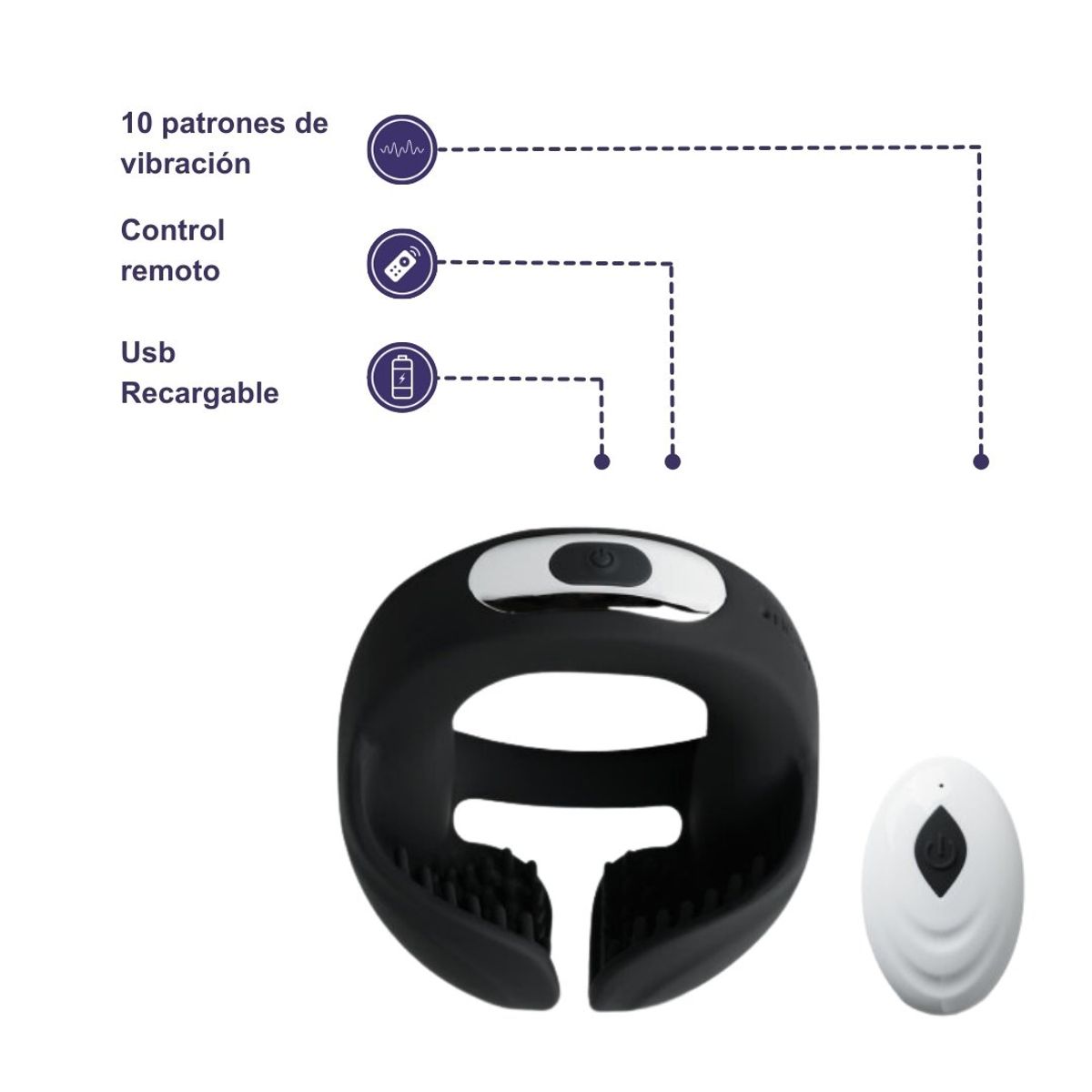 LUST - Anillo vibrador recargable