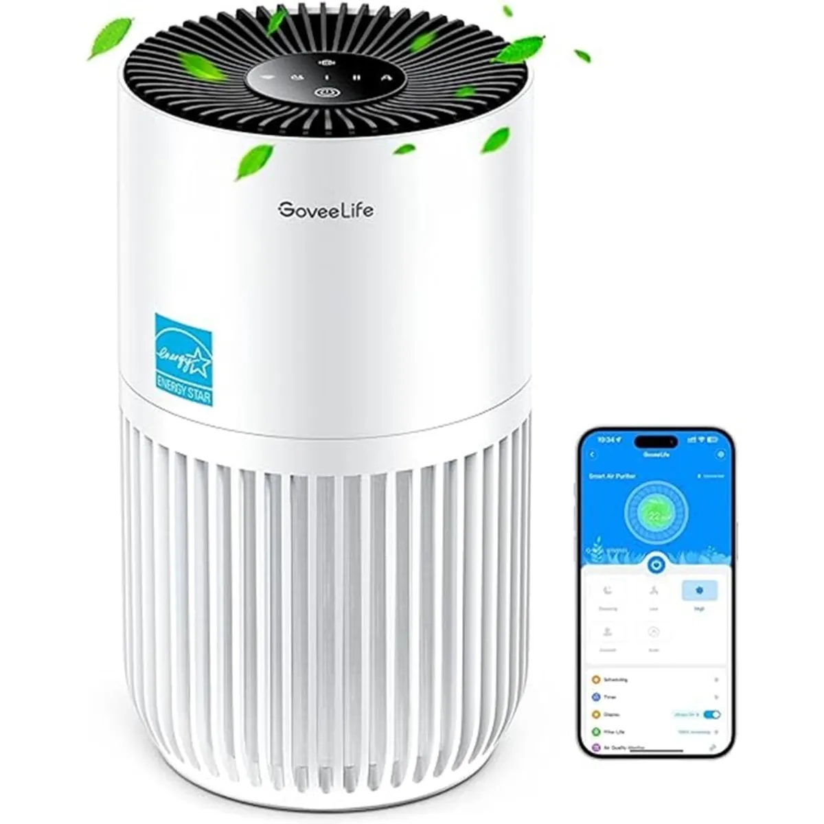 GENERICO - Mini Purificador De Aire Inteligente Goveelife Para Dormitorio