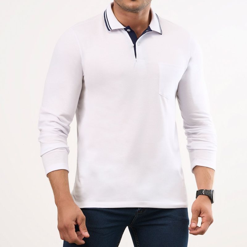 CROYDON - Camibuzo Polo Andres Blan T.Ll Blanco para Hombre Croydon