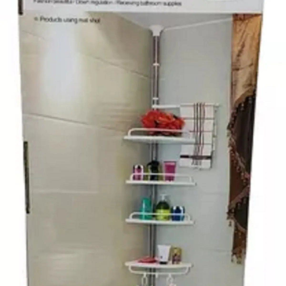 GENERICO - Esquinero Baño Ducha Ajustable Organizador Repisa Estante