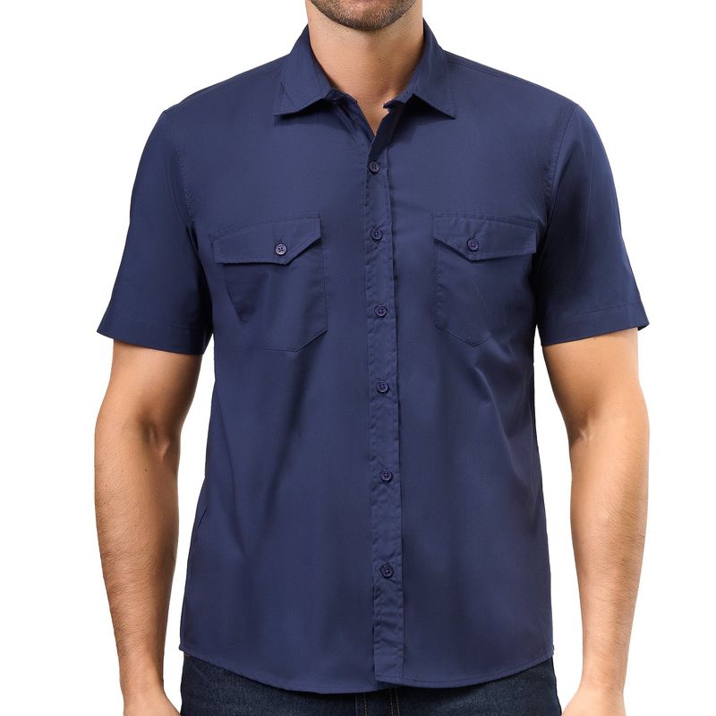 CROYDON - Camisa Camilo Azul para Hombre Croydon