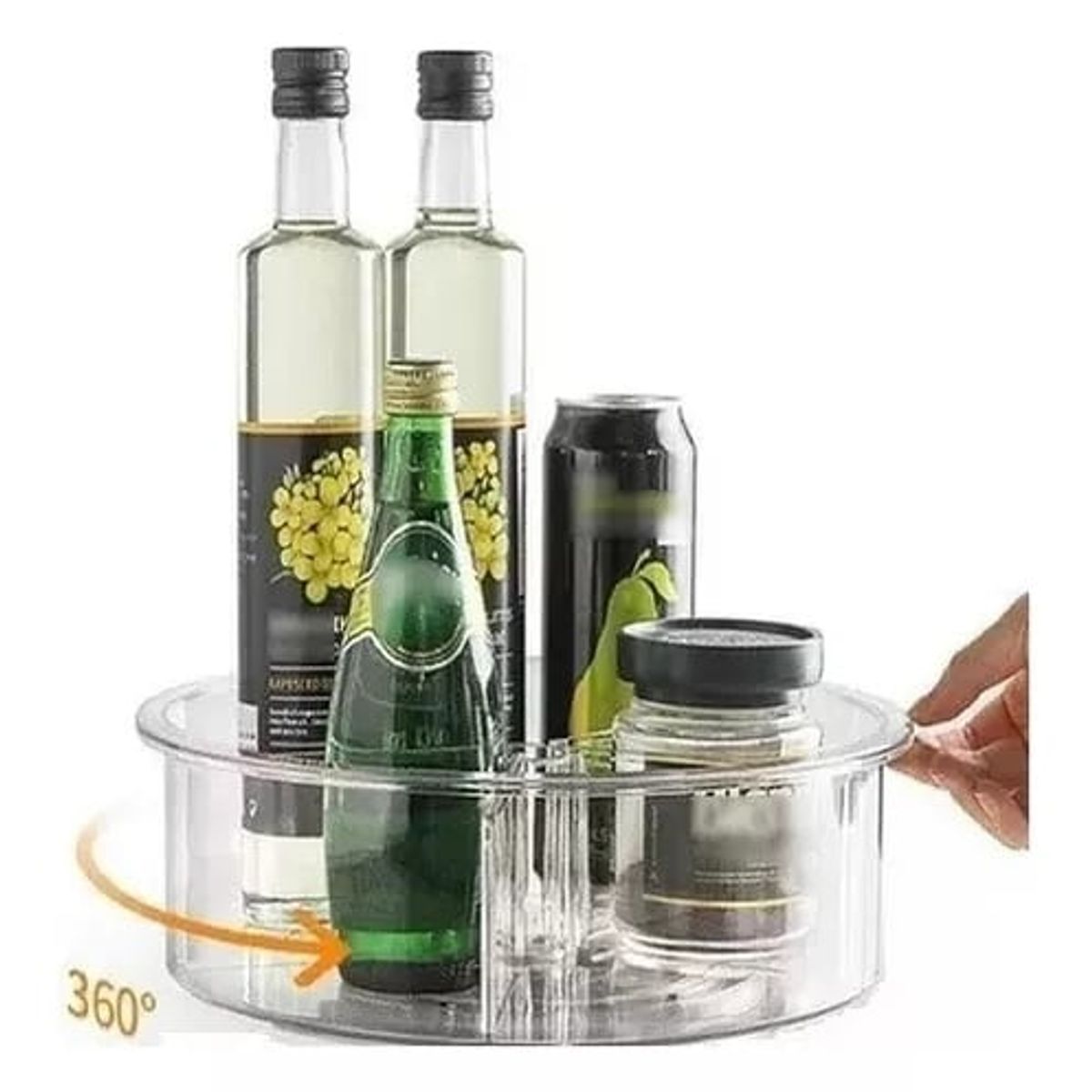 GENERICO - Organizador multiusos acrílico  redondo