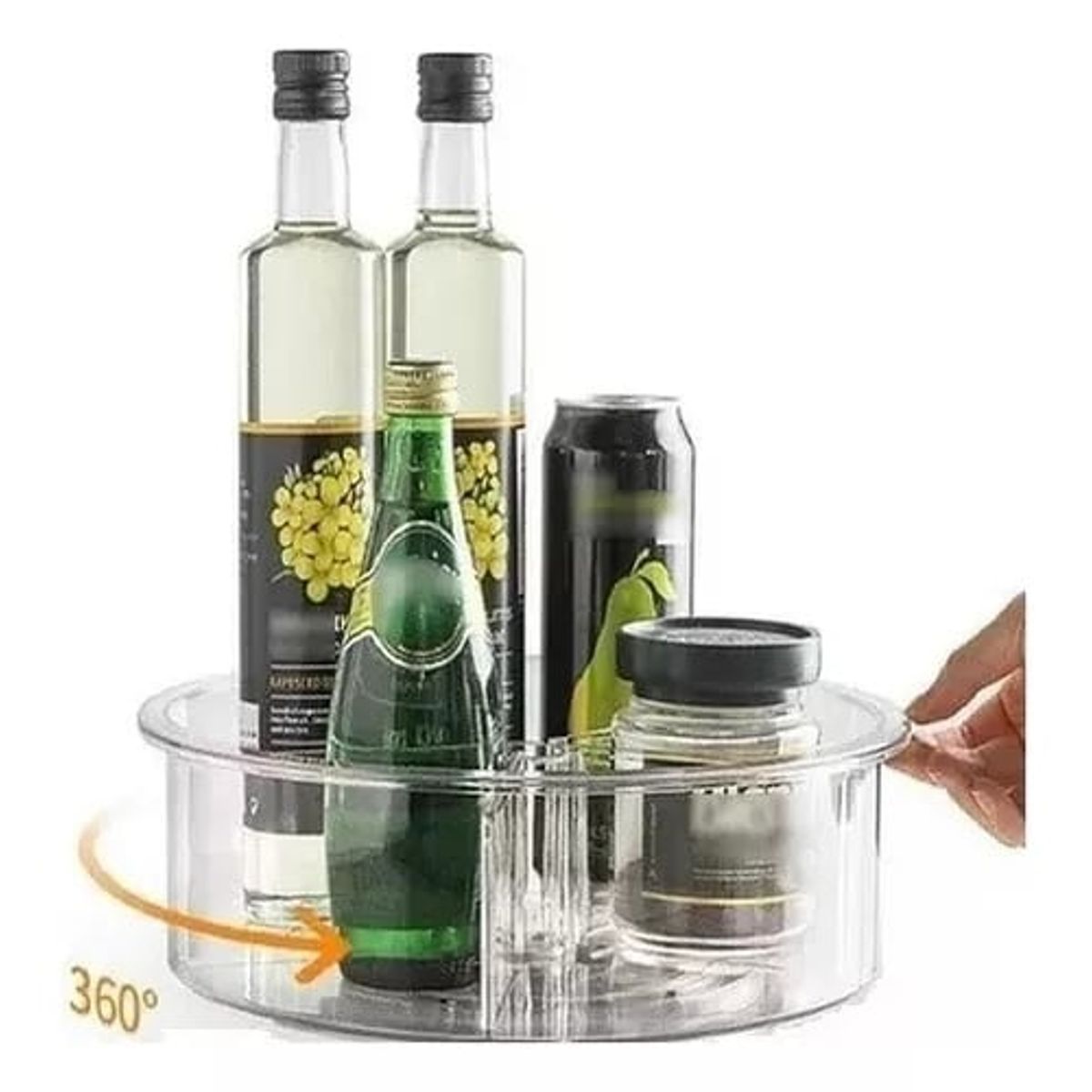 GENERICO - Organizador multiusos acrílico  redondo