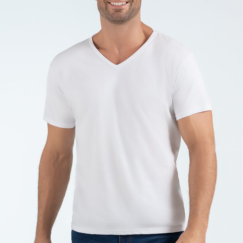 CROYDON - Camiseta Pack X2 C V Blanco para Hombre Croydon
