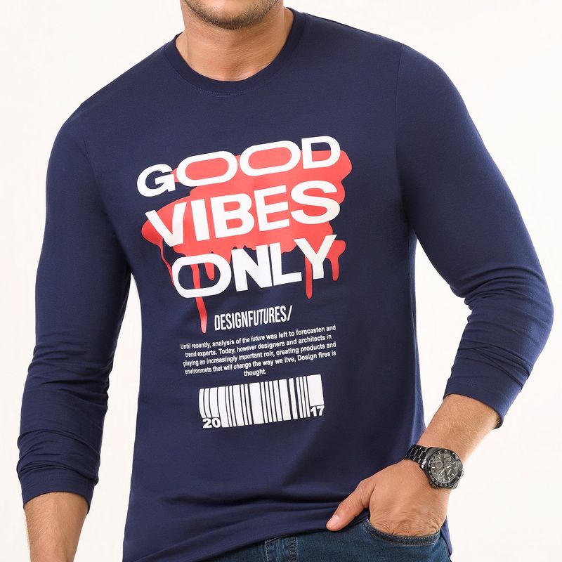 CROYDON - Camibuzo Adan Azul Osc para Hombre Croydon