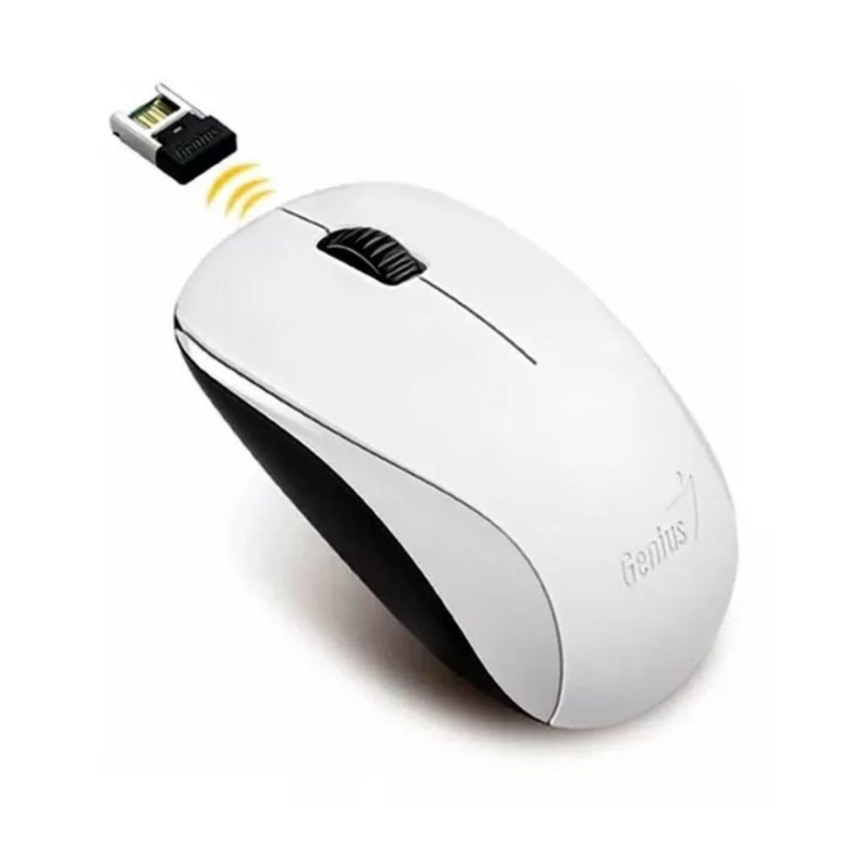 GENIUS - Mouse Inalámbrico Genius Nx-7000 Blanco Blueeye 1200 Dpi Usb