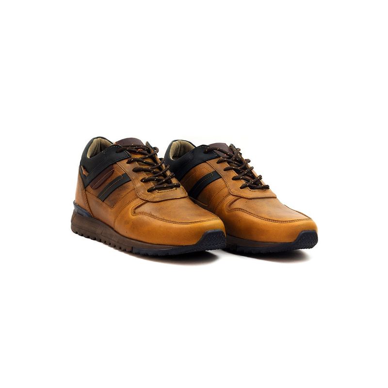 SAN POLOS - Zapatos San Polos Sneakers Hombre 3378 Miel Azul