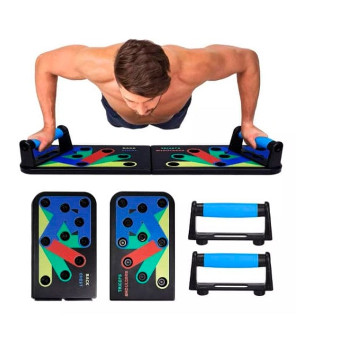 GENERICO - Tabla Push Up Sistema Completo De Flexiones