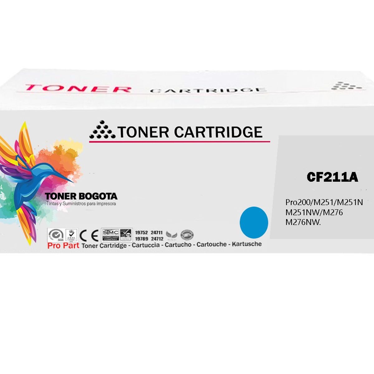 GENERICO - Tóner 131A CF211A CIAN genérico para LaserJet Pro 200 Color M251nw M276n M276nw