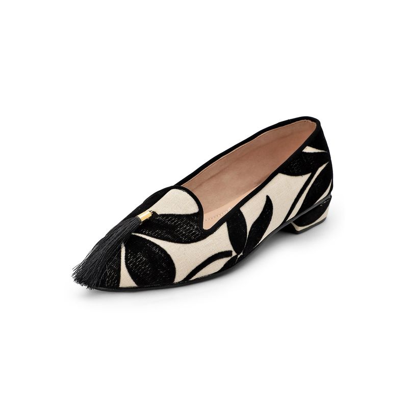 NABRIL - Mocasines Estampado Negro Nabril Olympia