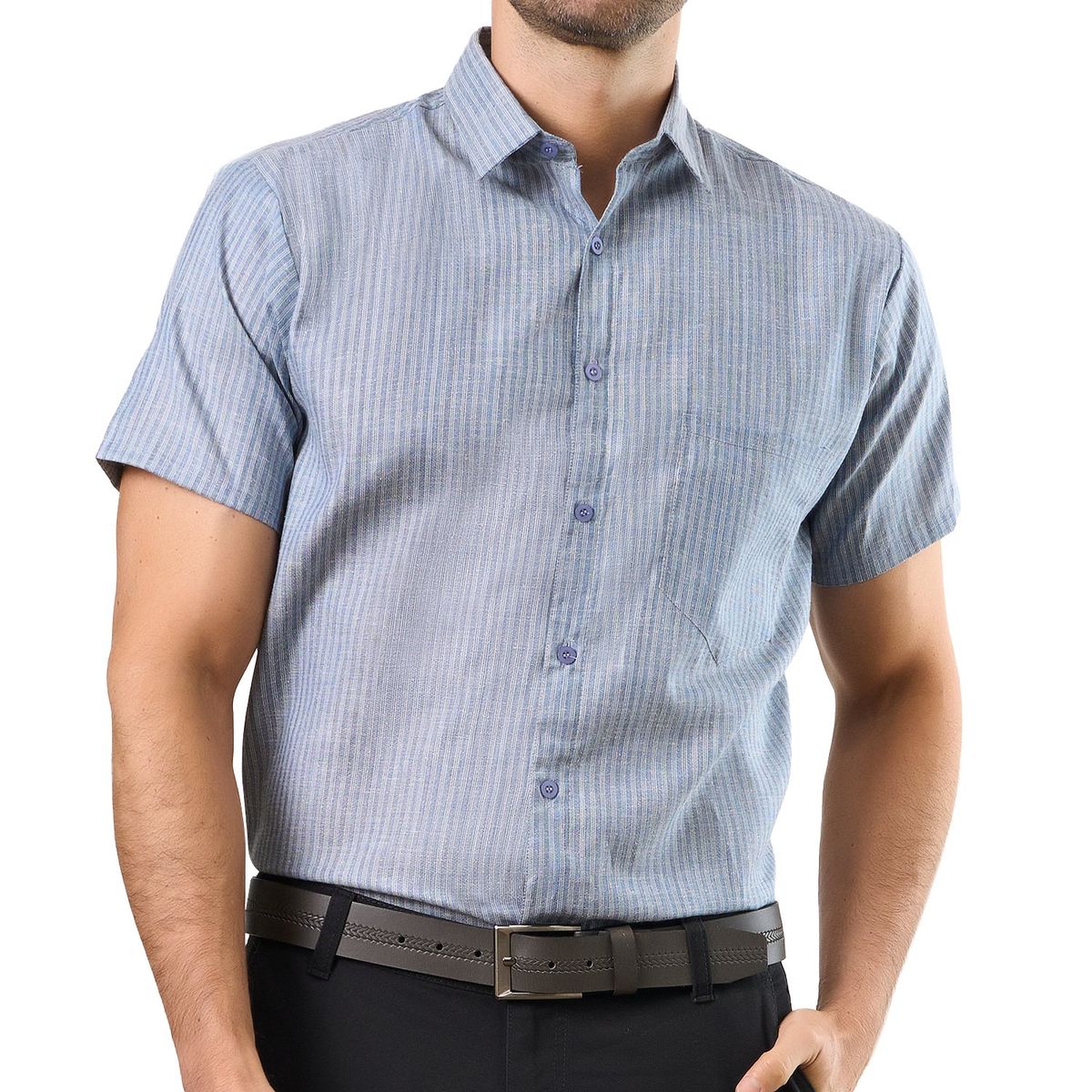 CROYDON - Camisa Fabio Gris Osc Croydon para Hombre