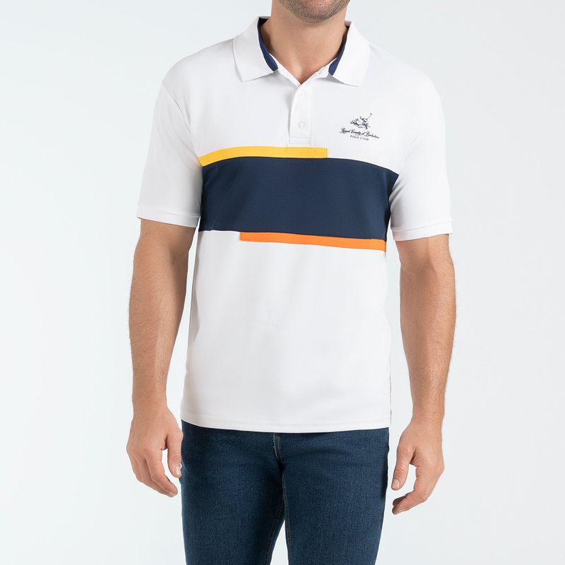 CROYDON - Camiseta Polo Marcos Blanco para Hombre Croydon