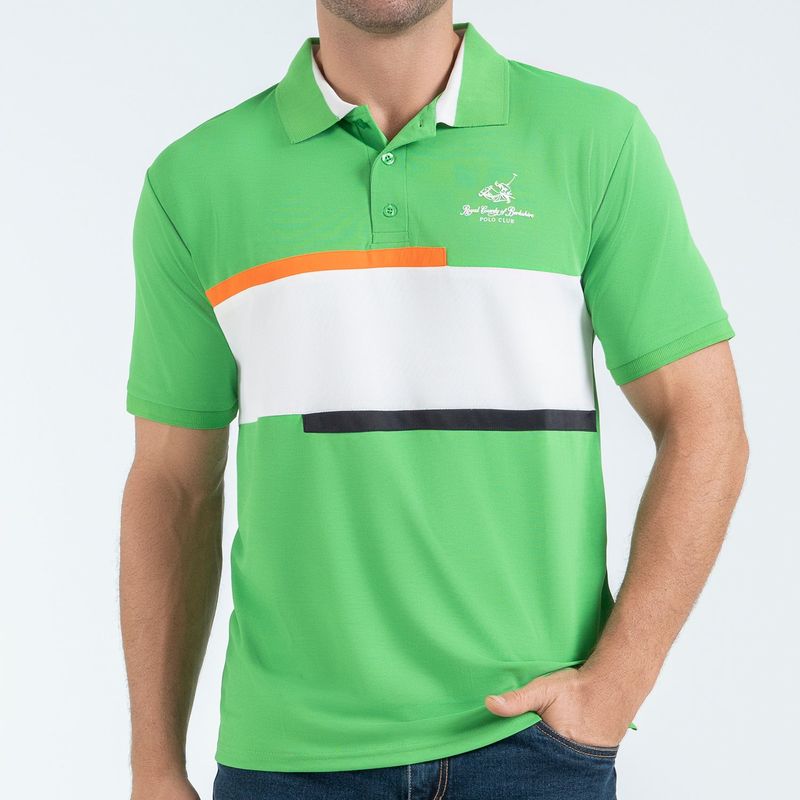CROYDON - Camiseta Polo Marcos Verde para Hombre Croydon