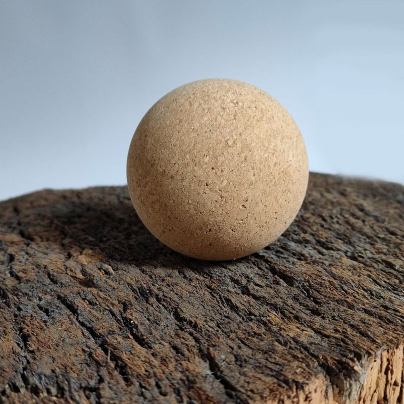 GENERICO - Esfera De Corcho Para Yoga (set x 2 unidades)