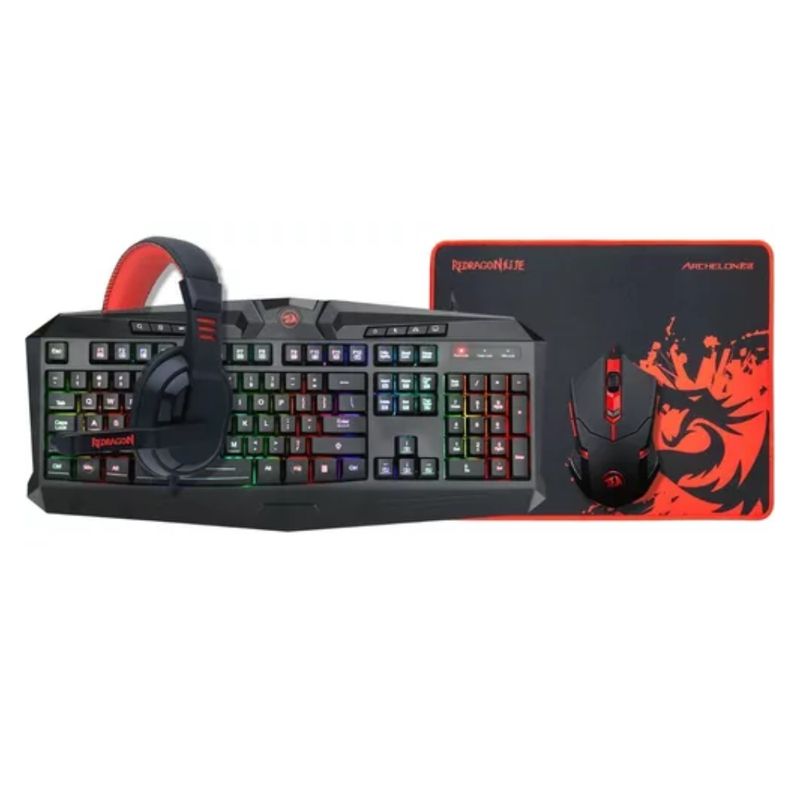 REDRAGON - Kit De Teclado Y Mouse Gamer Redragon S101-ba Español De Color Negro