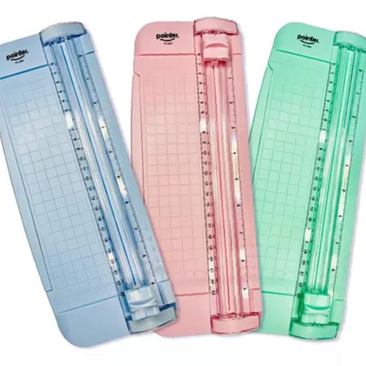 POINTER - Guillotina Pointer Manual Portátil Colores Pasteles