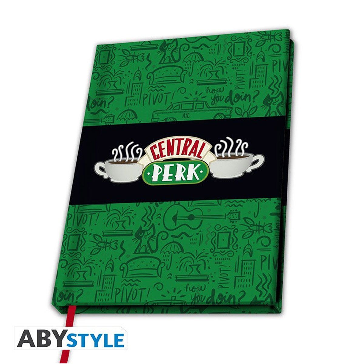 ABYSS PRODUCTS - CUADERNO DE FRIENDS - A5 NOTEBOOK FRIENDS