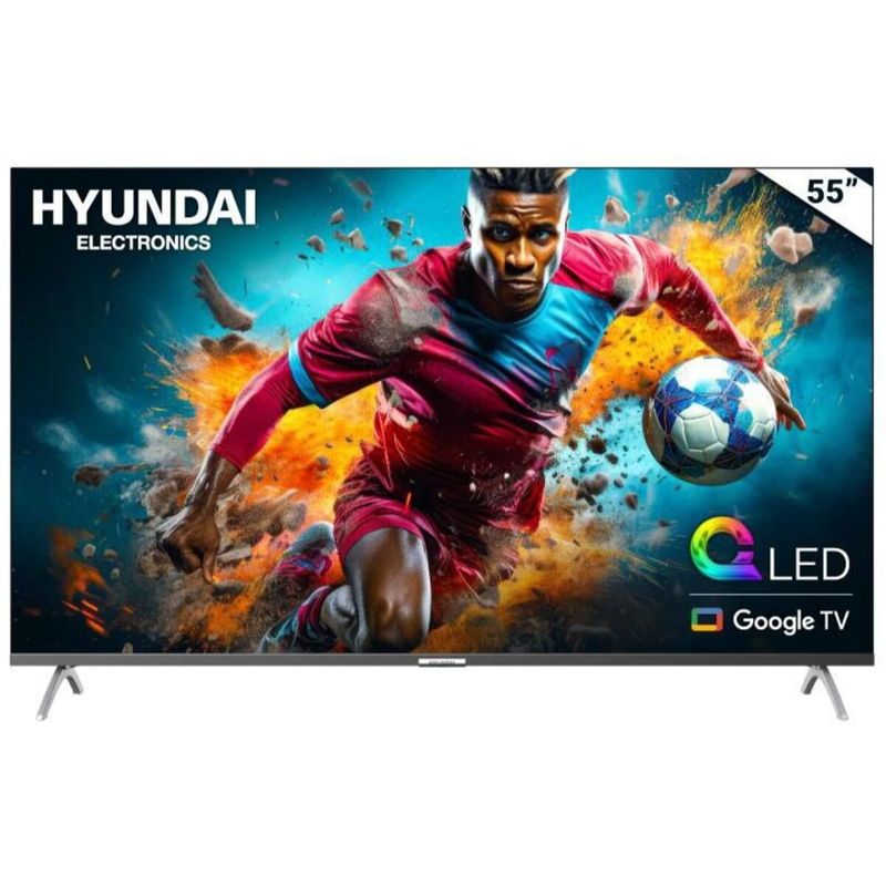 HYUNDAI - Televisor Hyundai 55" 4k Uhd Led Smart Tv Asistente De Voz Google Tv -  HYLED5525QG4KM