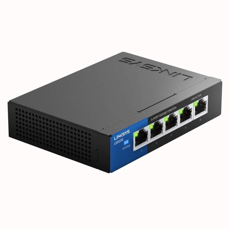LINKSYS - Switch Red Empresarial De Linksys Lgs105 5 Puertos