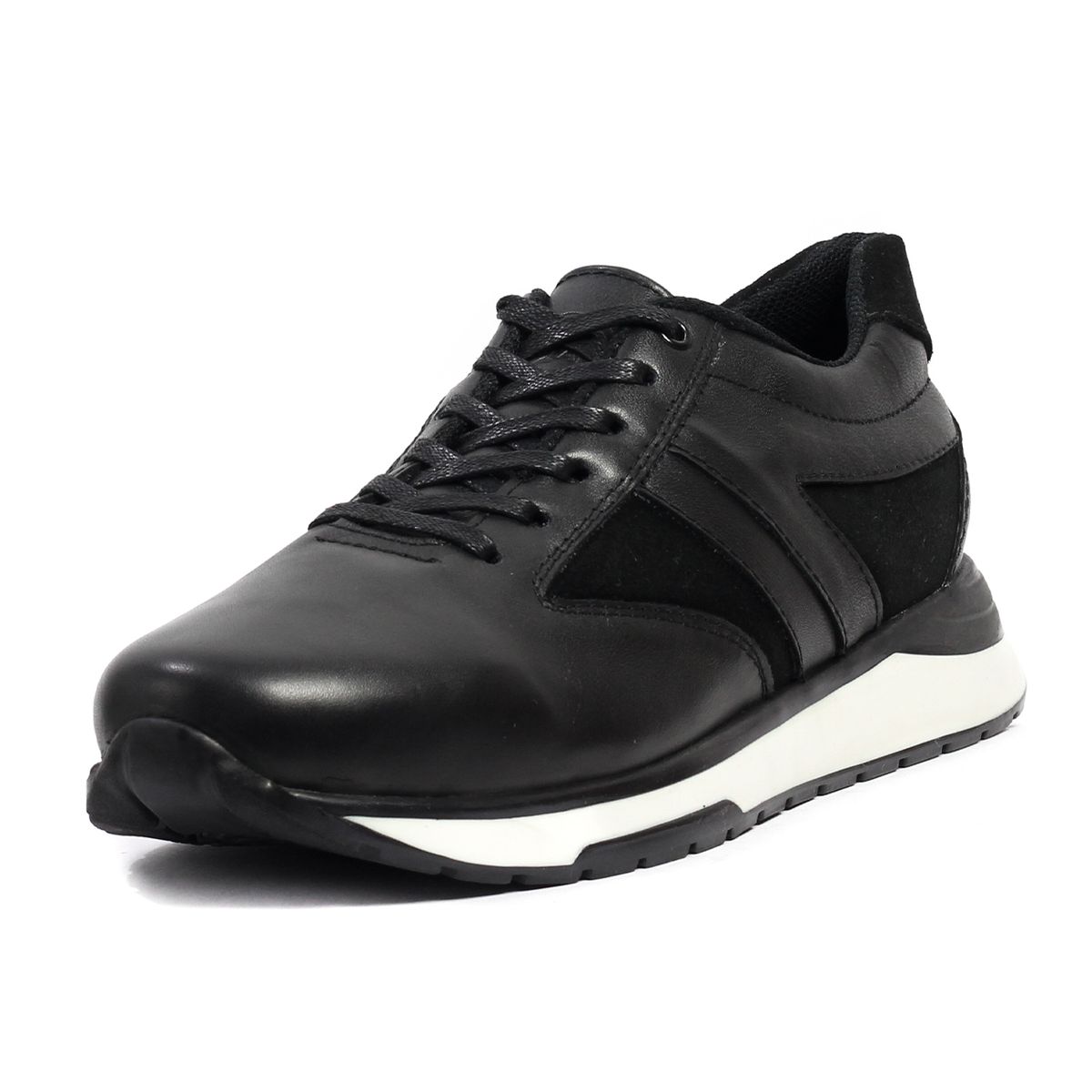 VIAR - Tenis Cuero Hombre VIAR Bruno Negro