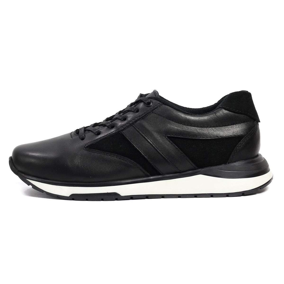 VIAR - Tenis Cuero Hombre VIAR Bruno Negro