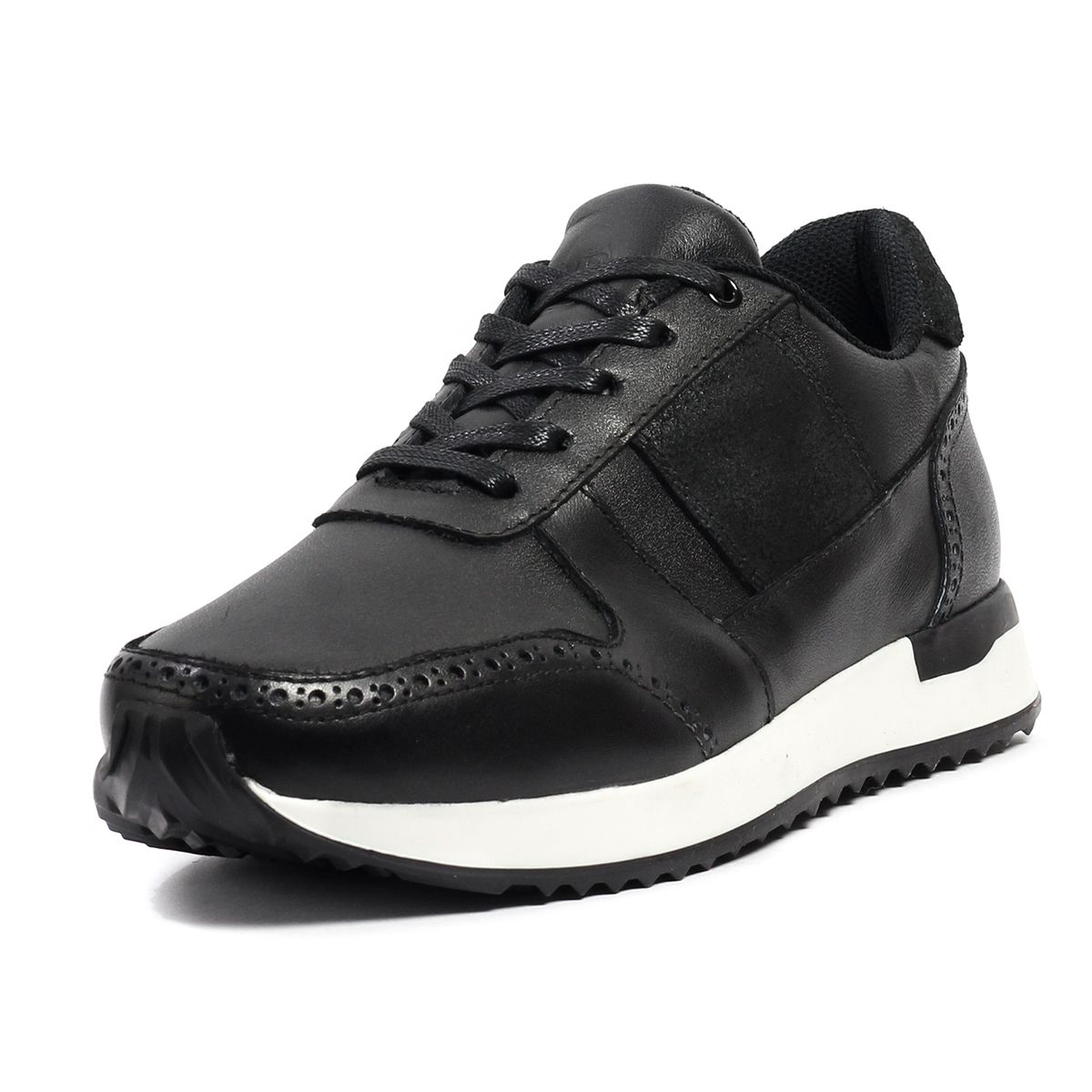 VIAR - Tenis Para Hombre Cuero Viar Luigy01 Negro