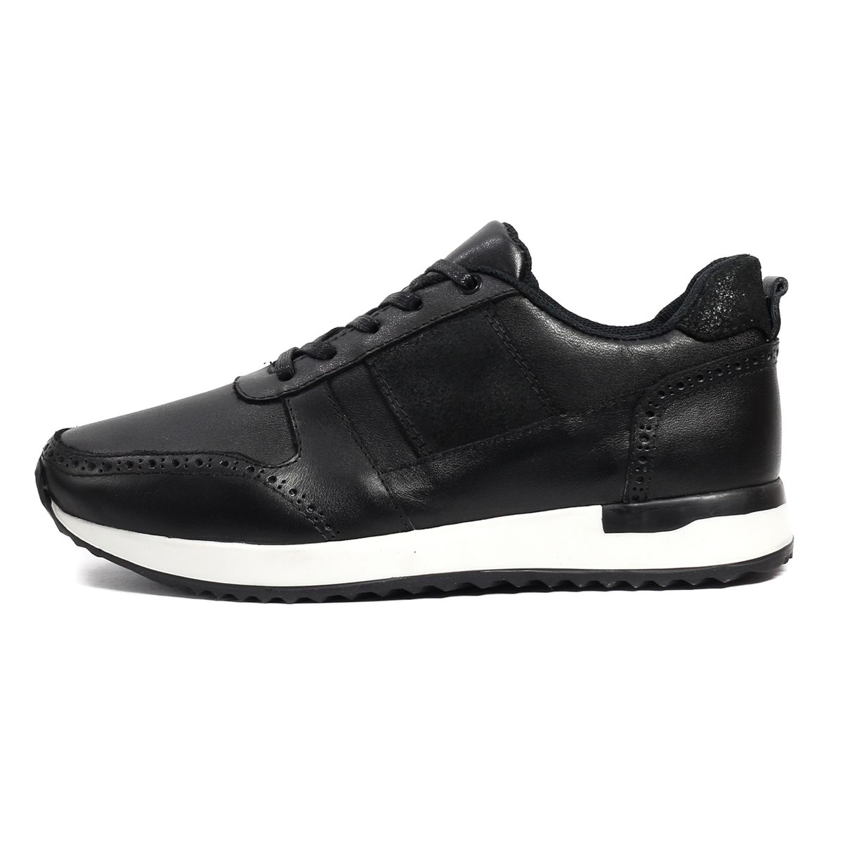 VIAR - Tenis Para Hombre Cuero Viar Luigy01 Negro