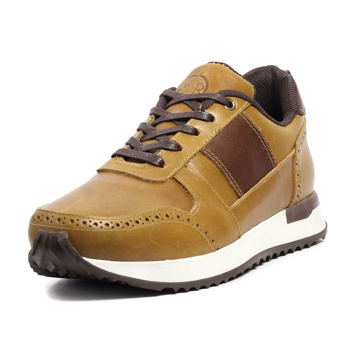 VIAR - Tenis Para Hombre Cuero Viar Luigy01 Miel