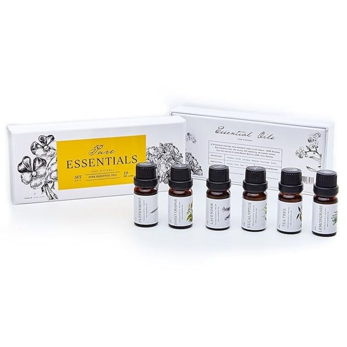 GENERICO - Aceites Esenciales De Pure Essential Paquete De 6 Unid. 10ml