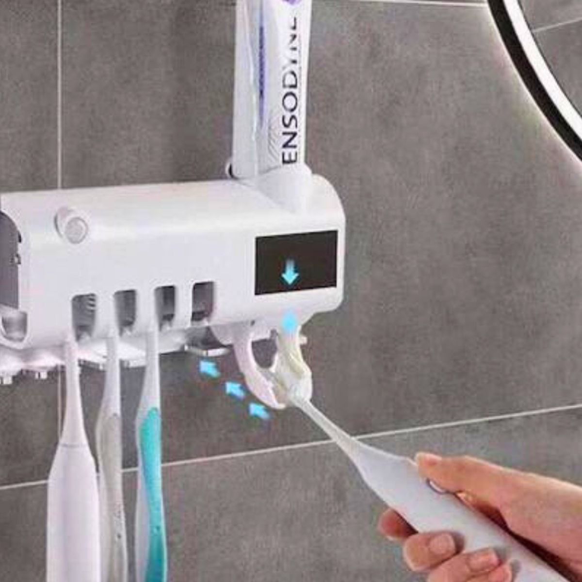 GENERICO - Esterilizador Cepillo de Dientes UV con Energía Solar